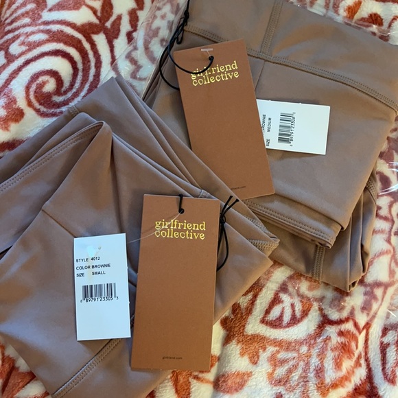 Girlfriend Collection High Waisted Capri Leggings Brownie - Picture 8 of 8